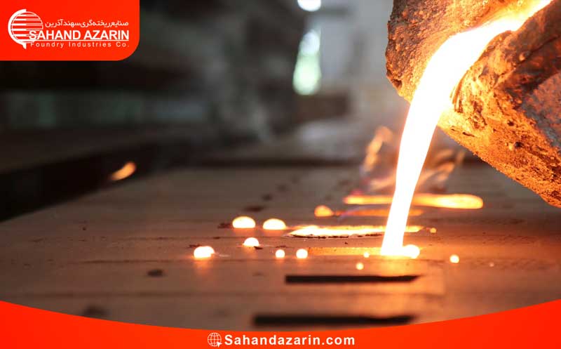 مراحل ریخته گری ماسه ای