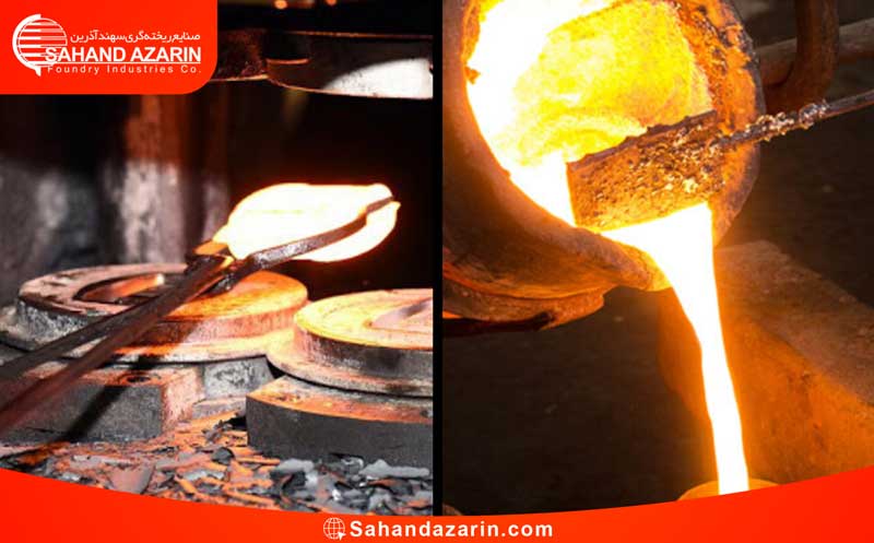 تفاوت فورج و ریخته گری
