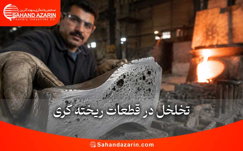 تخلخل در قطعات ریخته گری